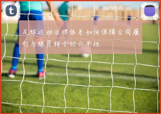 足球运动法律体系如何保障合同履行与球员转会的公平性